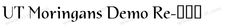 UT Moringans Demo Re字体转换